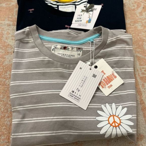 Denim & Flower shirts, NWT Multiple sizes - Picture 5 of 9